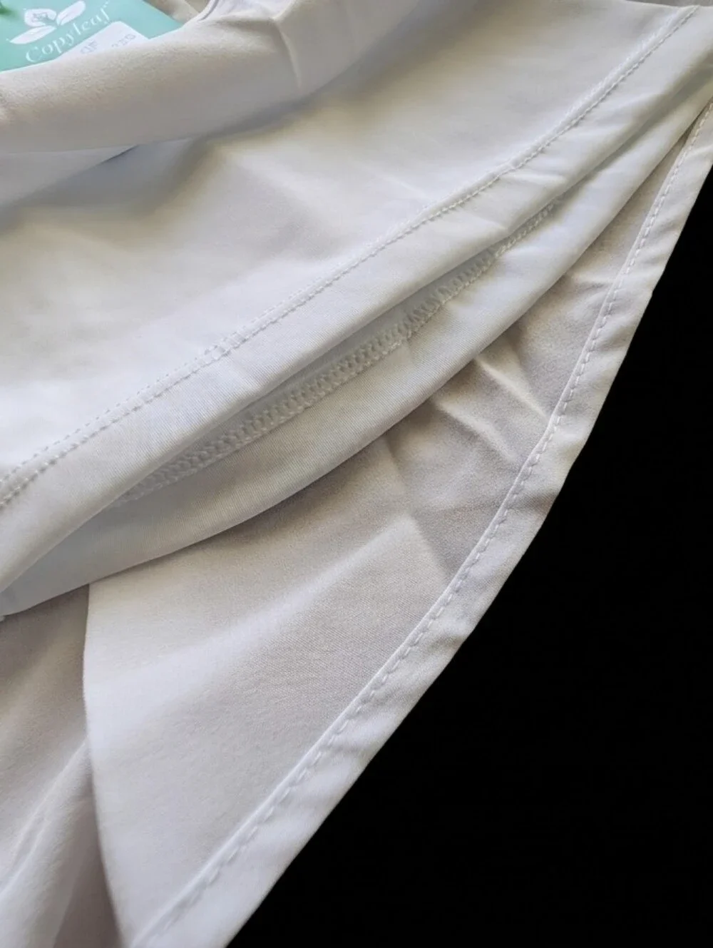 NWT - Copyleaf White Flowy Skort with Wide Waistband